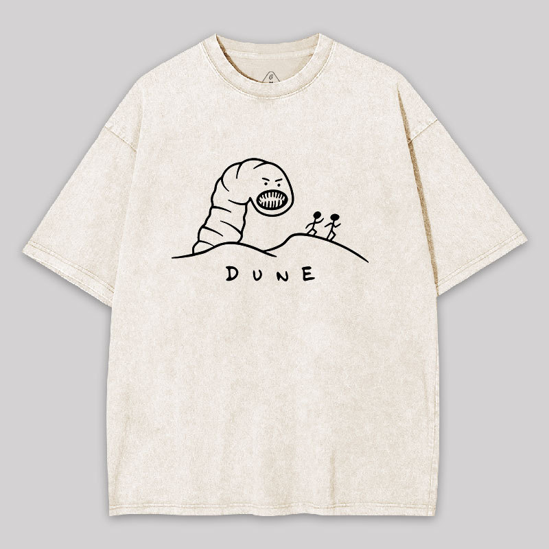 Run from the Worm Geek Washed T-shirt