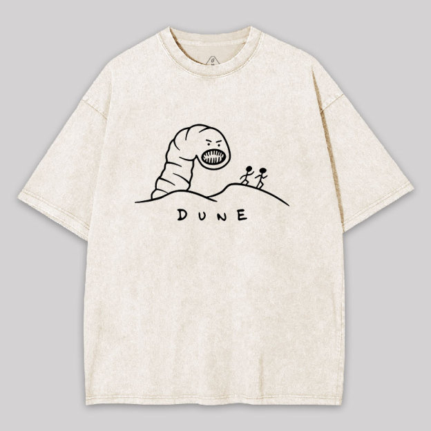 Run from the Worm Geek Washed T-shirt
