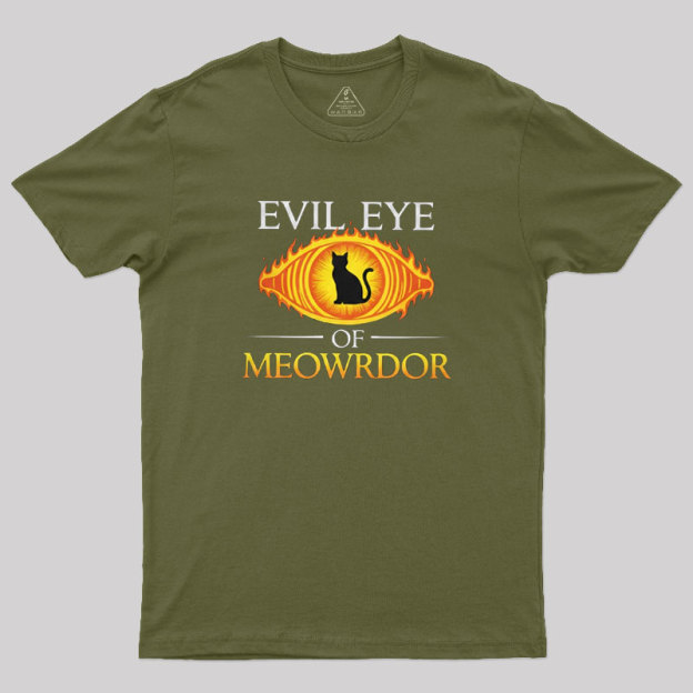 Evil Eye Of Meowrdor Geek T-Shirt