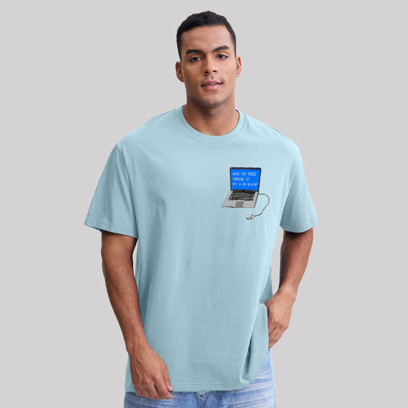 Turning It Off&On Again Geek T-Shirt