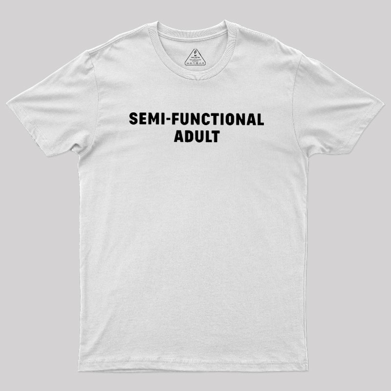 Semi-Functional Adult Geek T-Shirt
