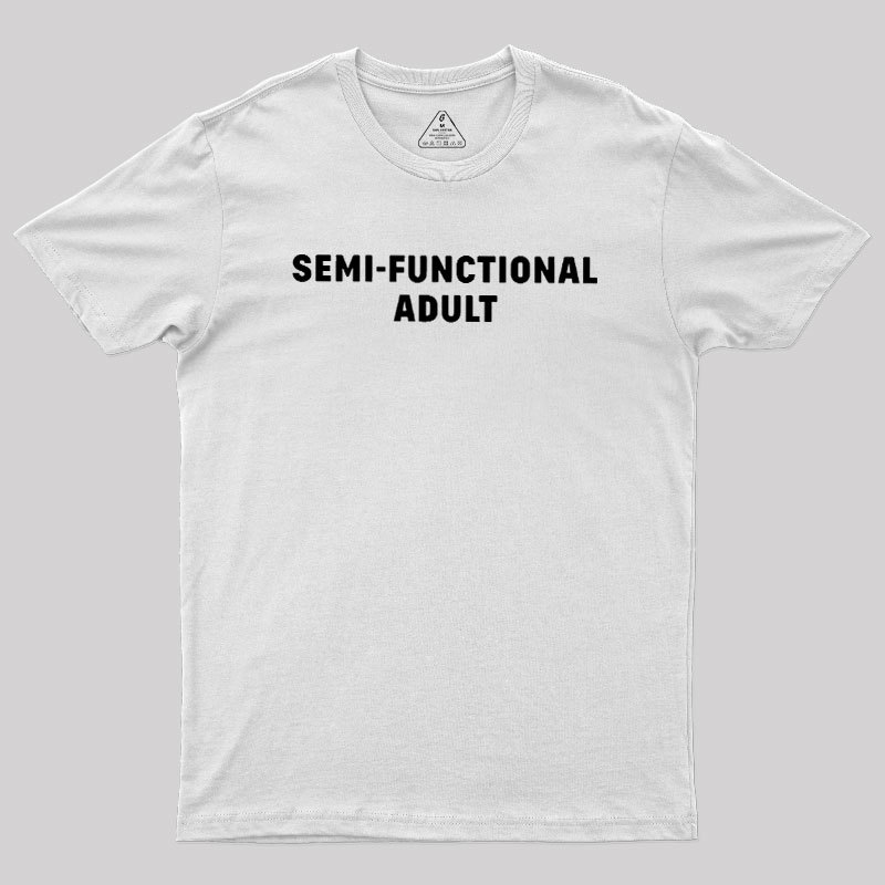 Semi-Functional Adult Geek T-Shirt