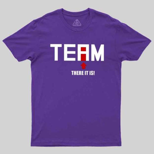There Is No I In Team Geek T-Shirt