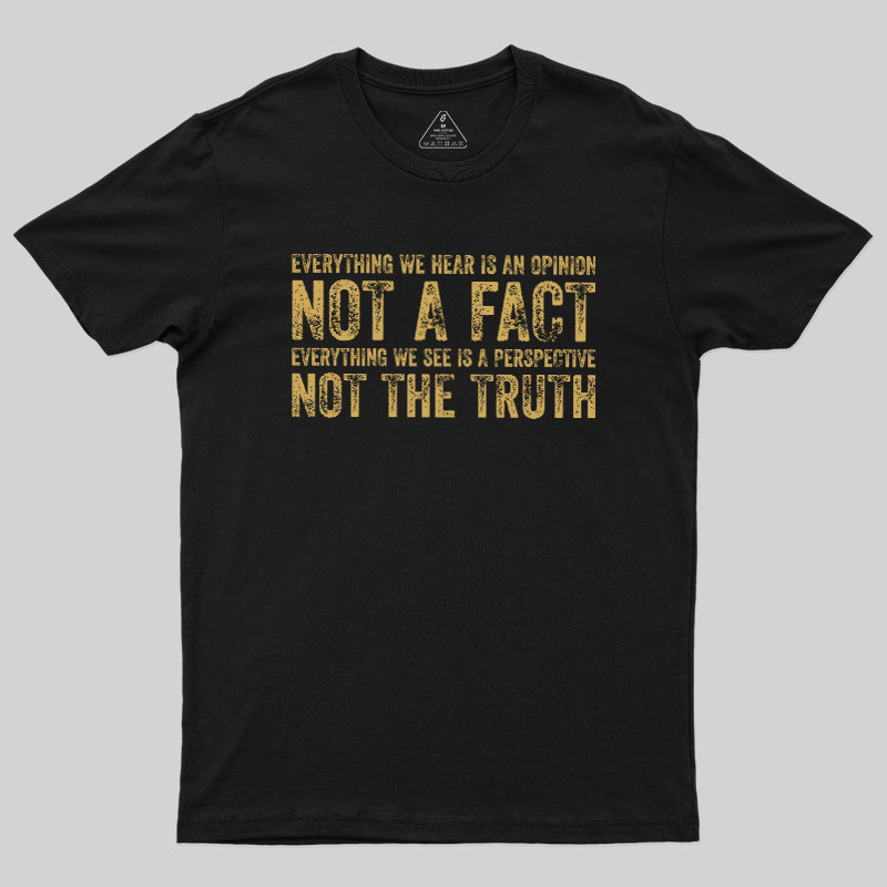 Perspective and Truth Geek T-Shirt