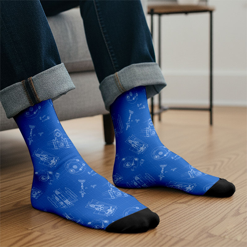 Aerospace Science Men's Socks