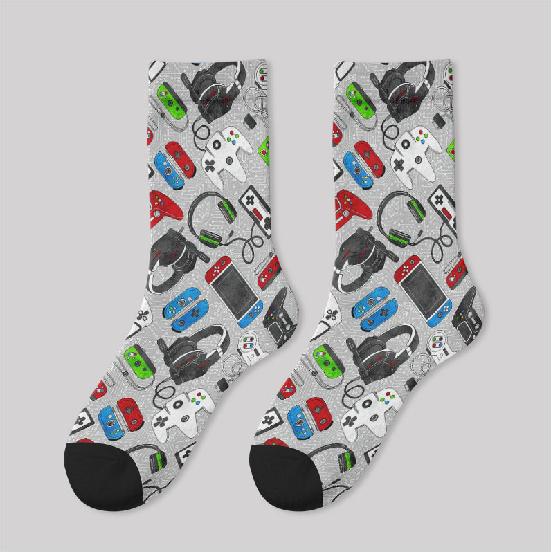 Retro Game Men's Socks