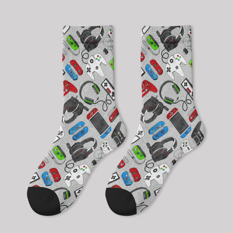 Retro Game Men's Socks