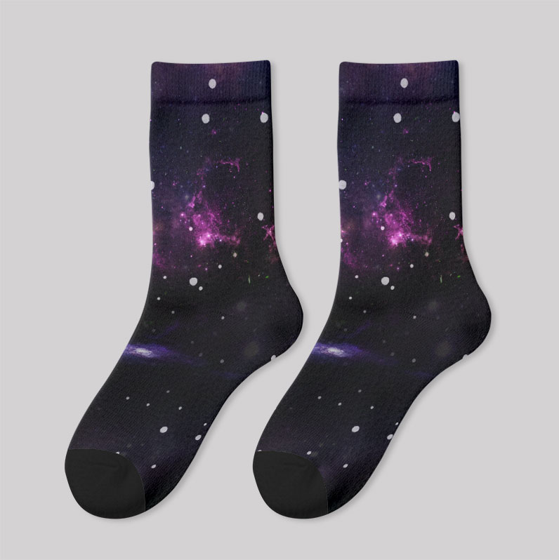 Beautiful Nebula Outer Space Men's Socks