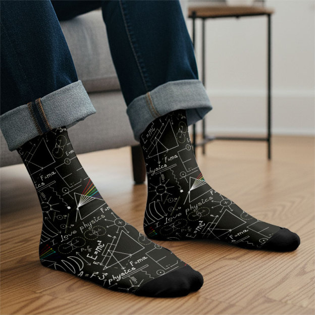 Physics Notes Men's Socks