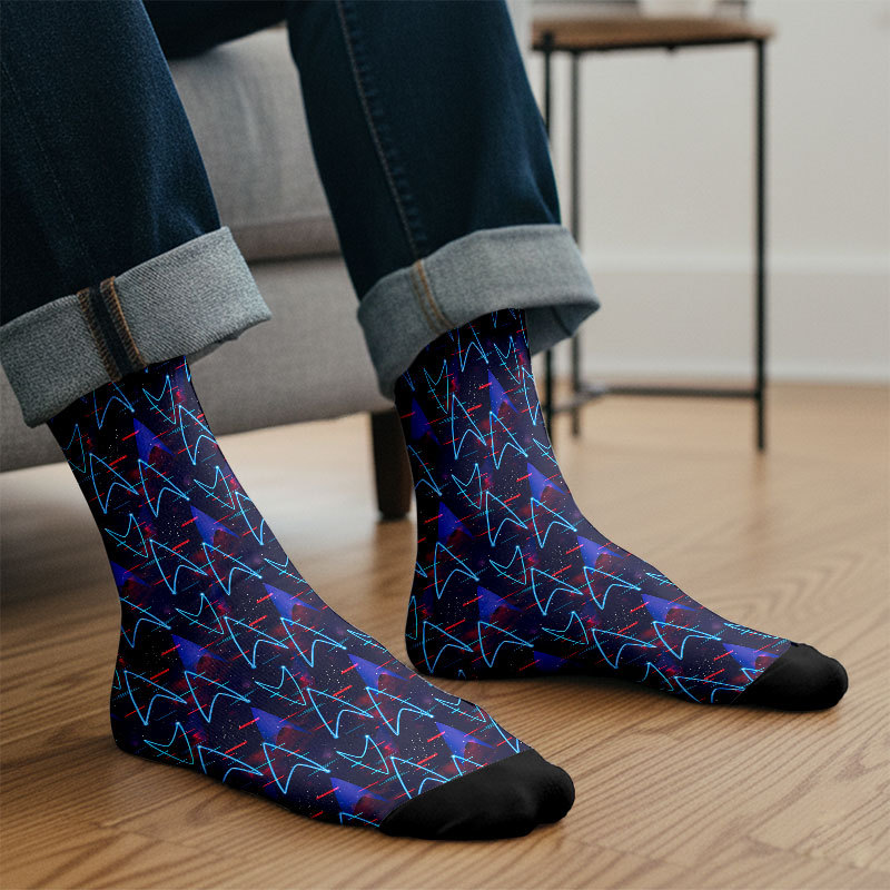 Scifi Space Icon Men's Socks