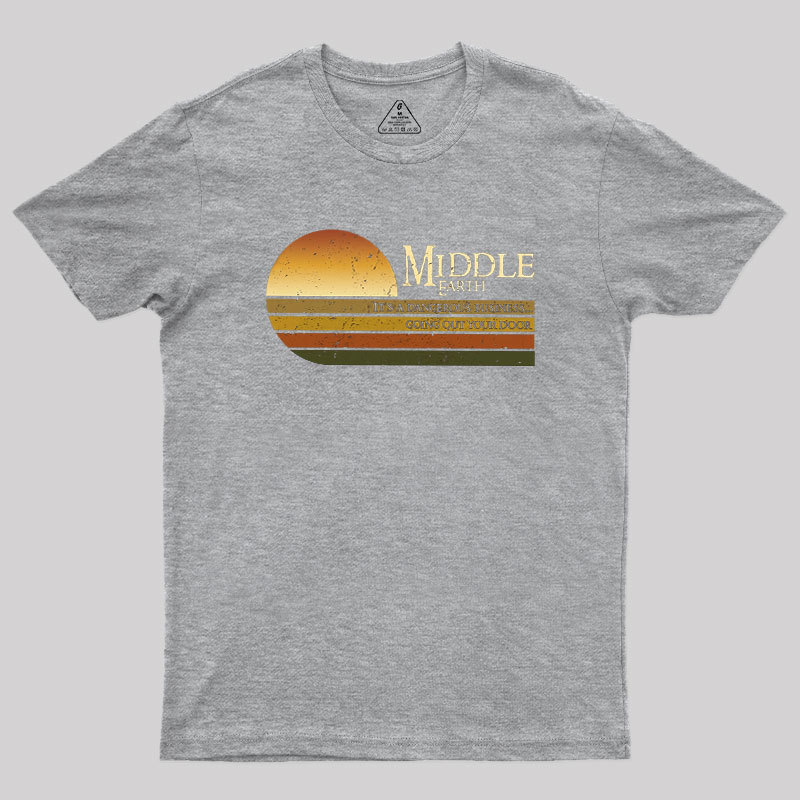 Retro Middle Earth Geek T-Shirt