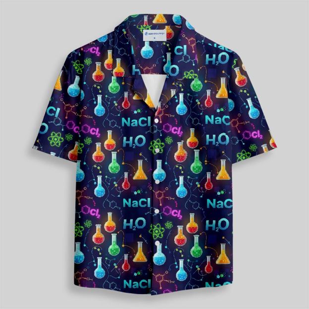 Chemistry Night Delight Button Up Pocket Shirt