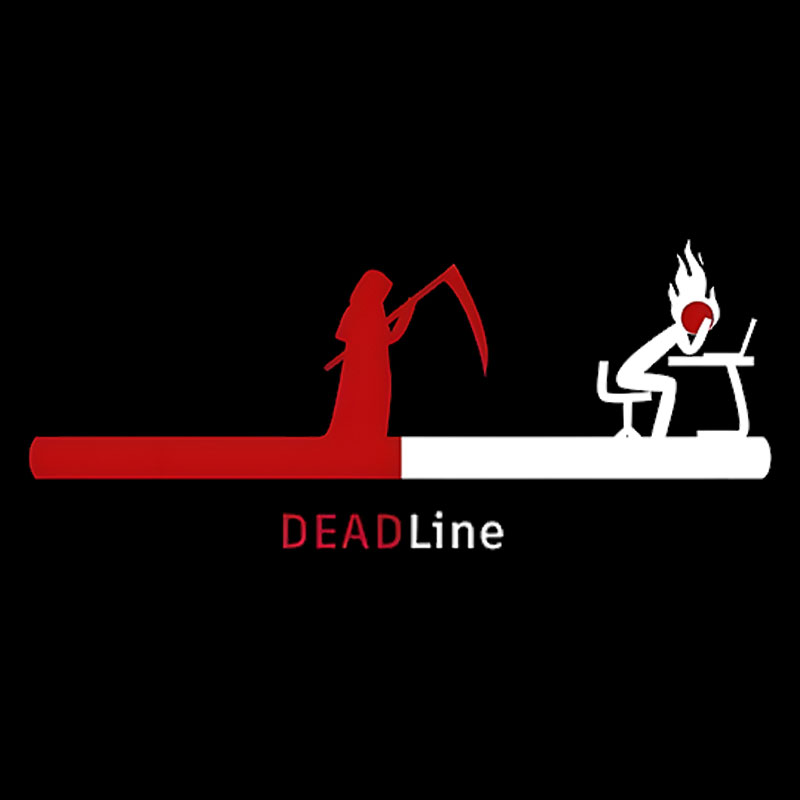 Deadlines Intensify Stress And Panic Geek T-Shirt
