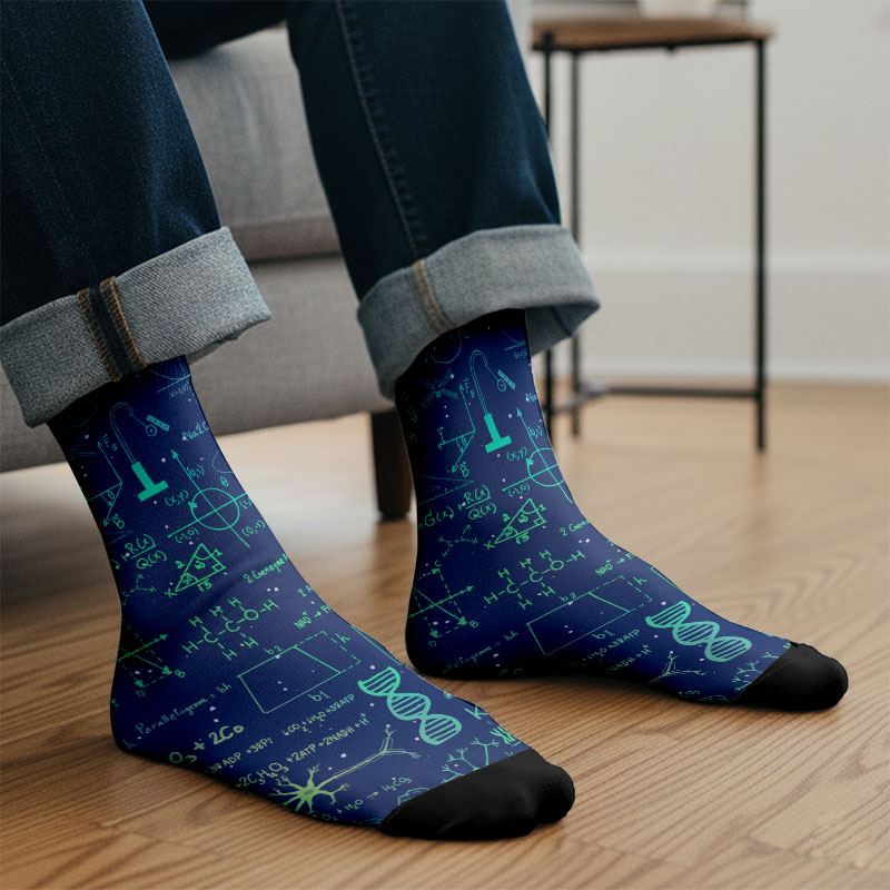 The Weird Science of Life Men's Socks