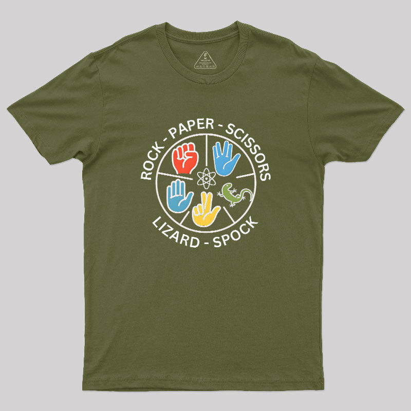 Rock Paper Scissors Geek T-Shirt