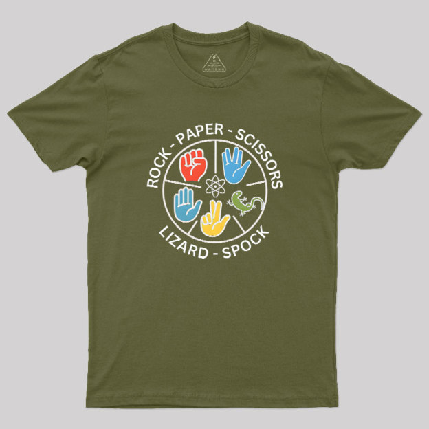 Rock Paper Scissors Geek T-Shirt