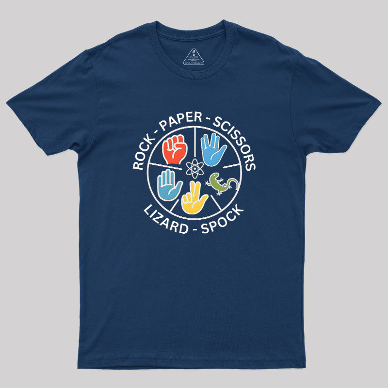 Rock Paper Scissors Geek T-Shirt