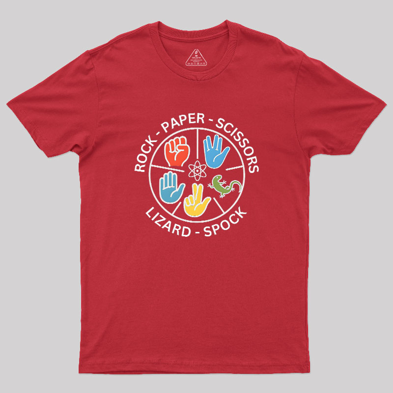 Rock Paper Scissors Geek T-Shirt