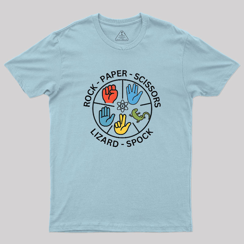 Rock Paper Scissors Geek T-Shirt
