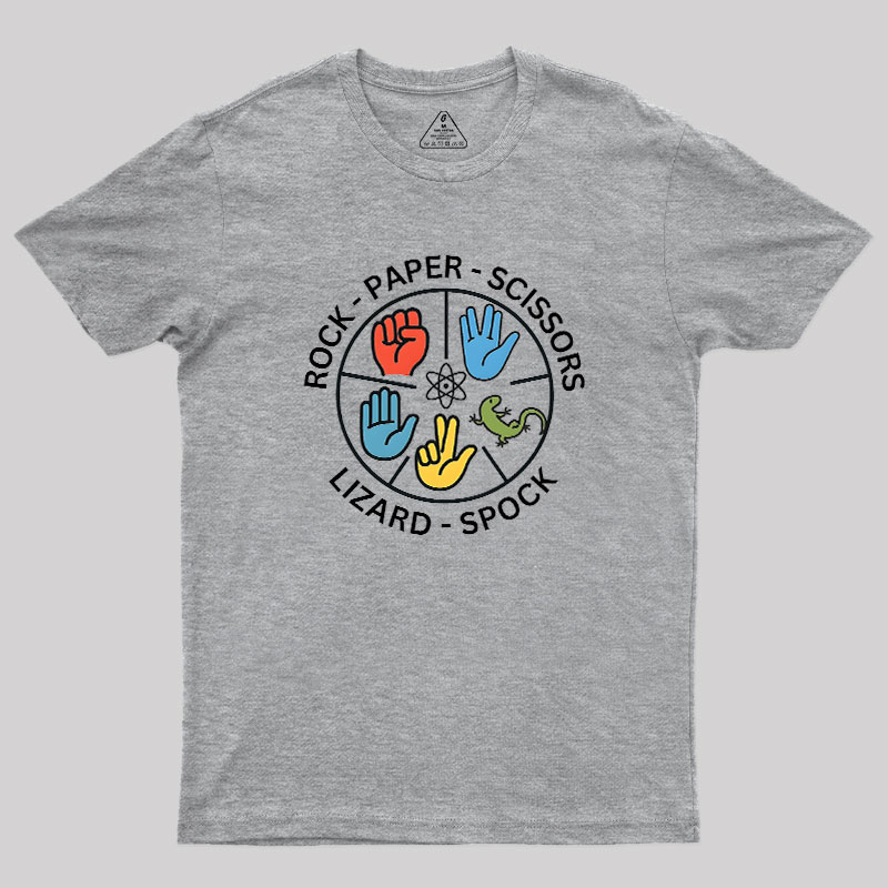 Rock Paper Scissors Geek T-Shirt