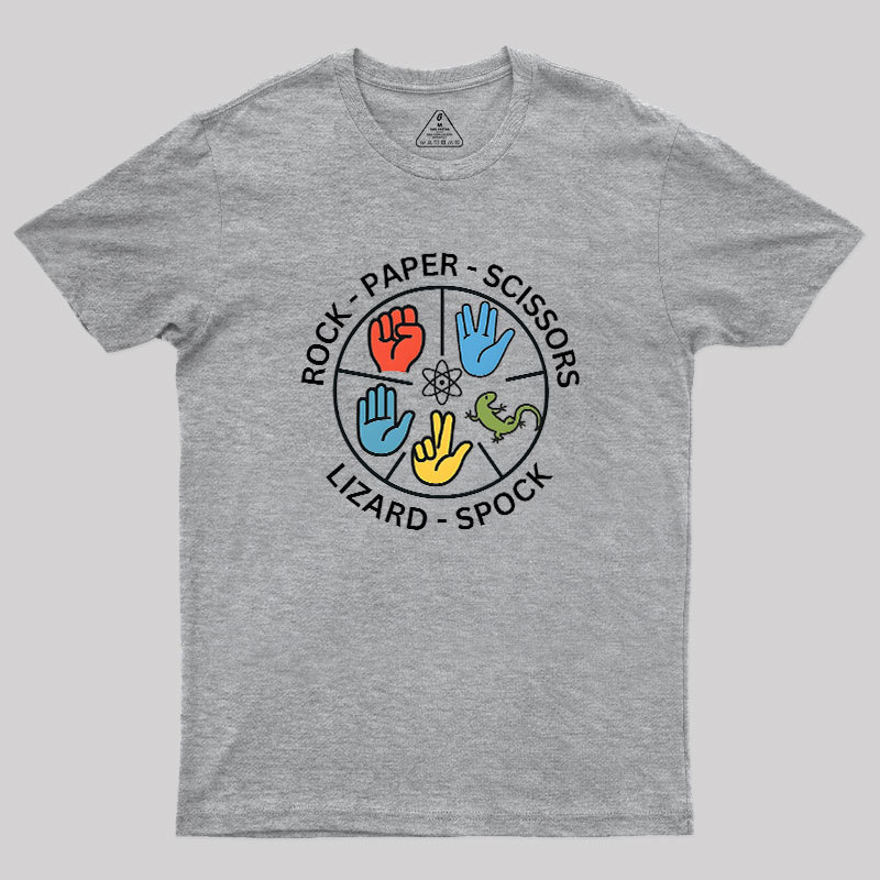Rock Paper Scissors Geek T-Shirt