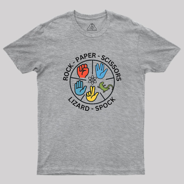 Rock Paper Scissors Geek T-Shirt