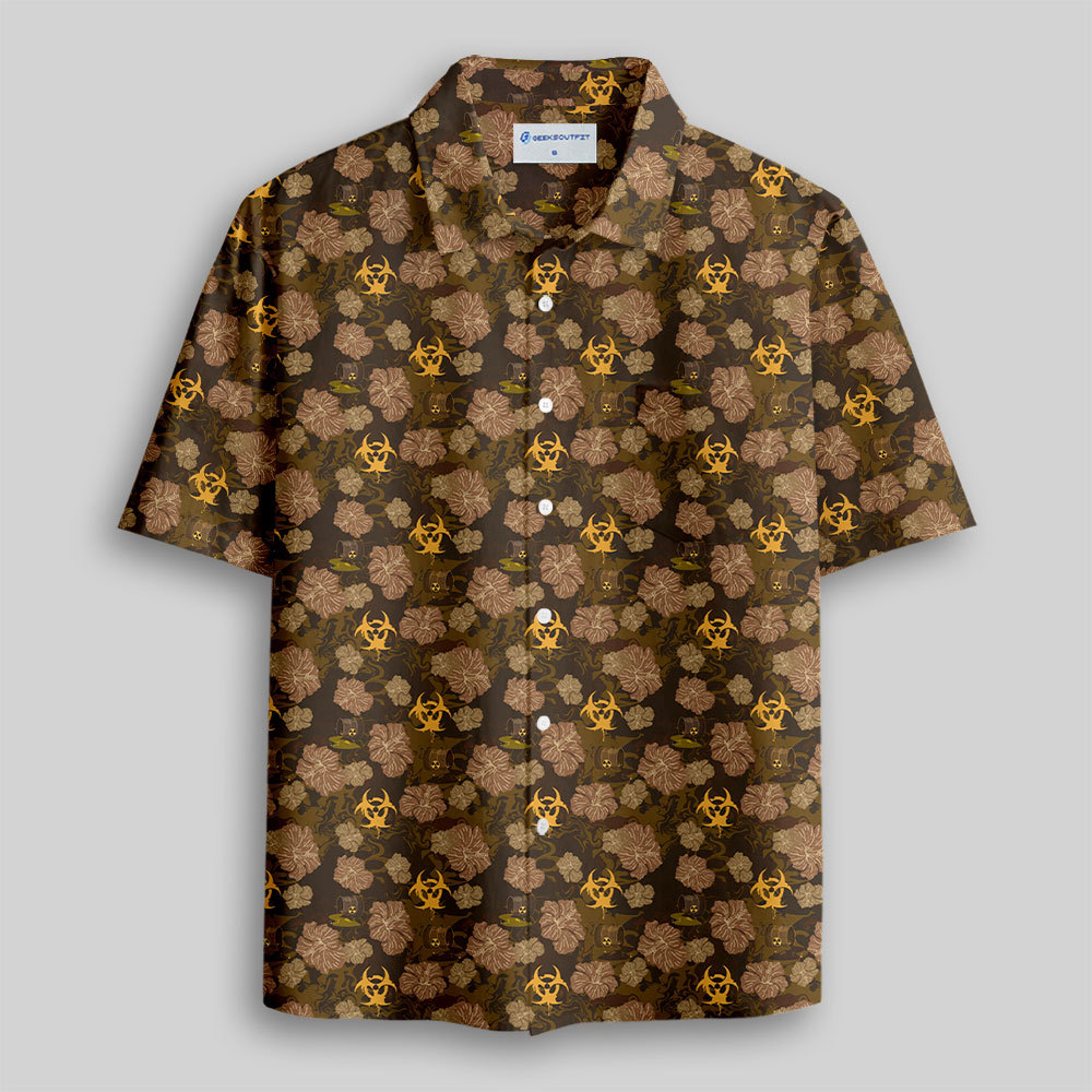 Geeksoutfit Retro Gaming Fiesta Button Up Pocket Shirt for Sale