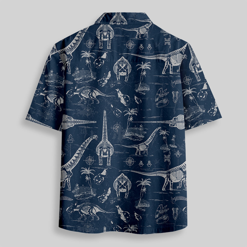 Jurassic Explorer Button Up Pocket Shirt