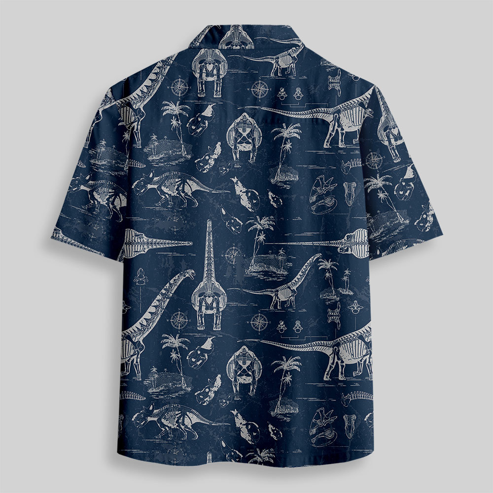 Jurassic Explorer Button Up Pocket Shirt