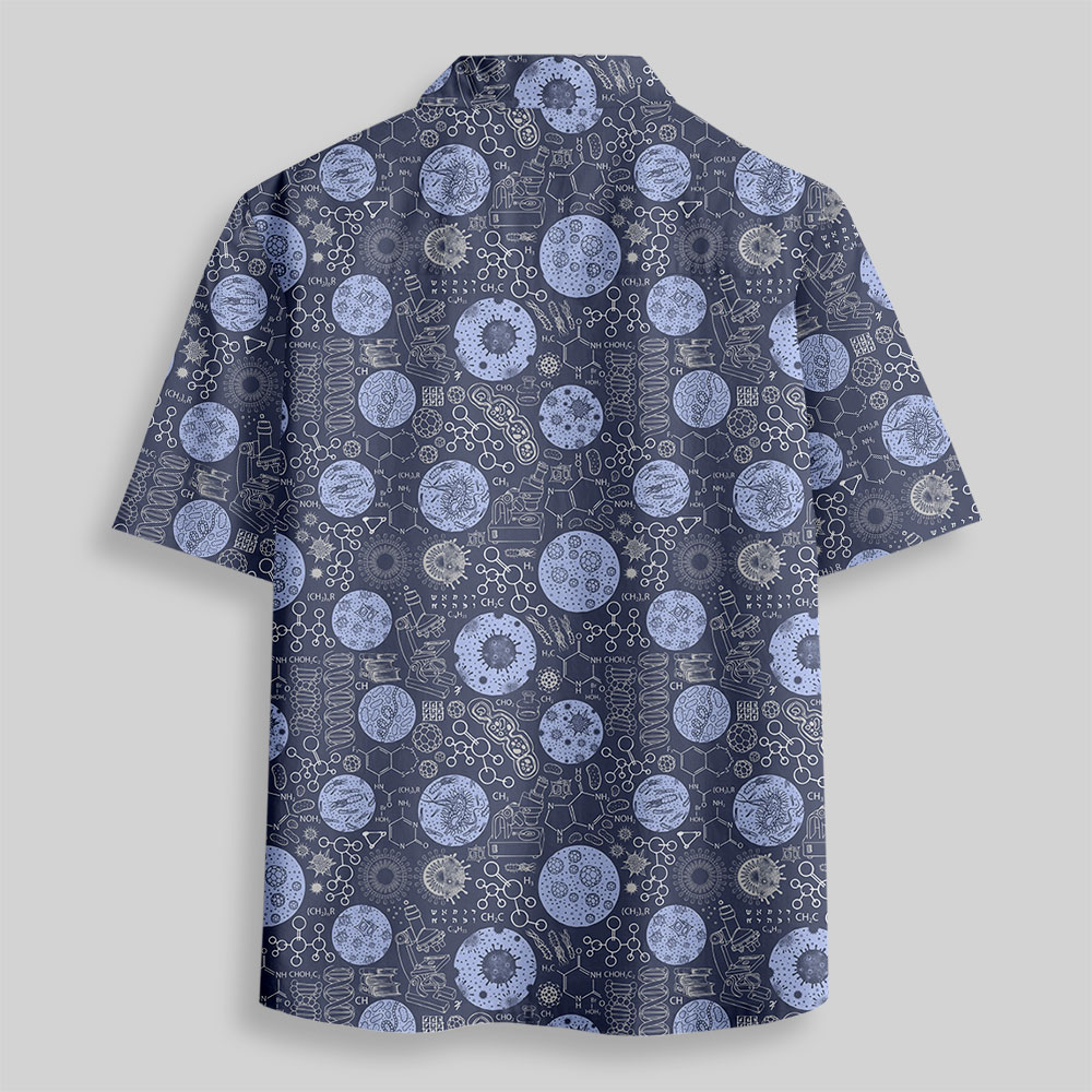 Microscopic Cosmos Button Up Pocket Shirt