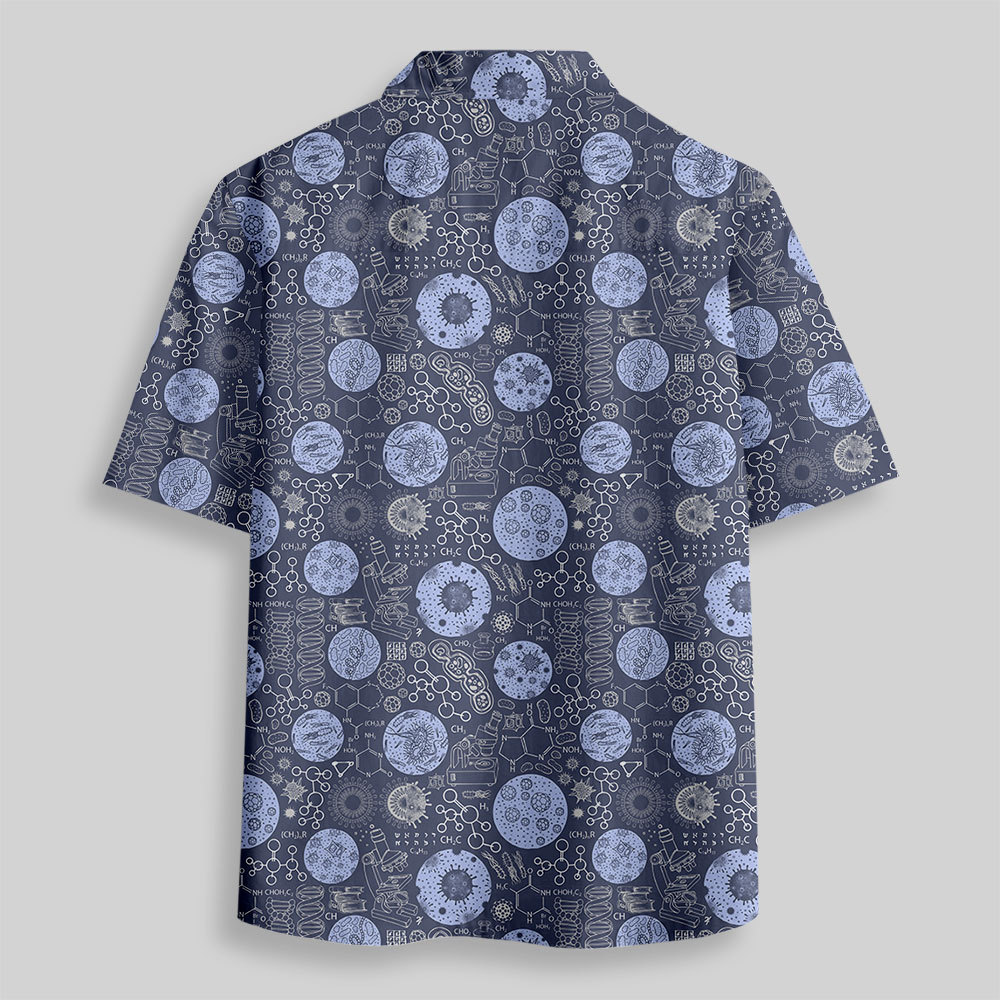Microscopic Cosmos Button Up Pocket Shirt
