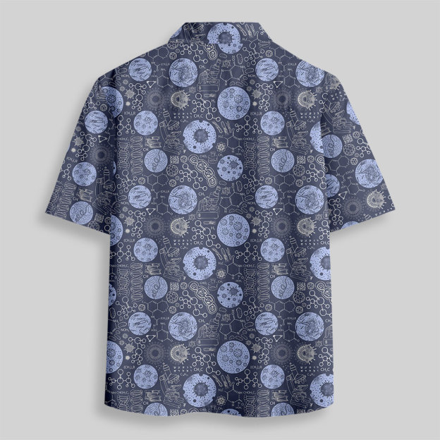 Microscopic Cosmos Button Up Pocket Shirt