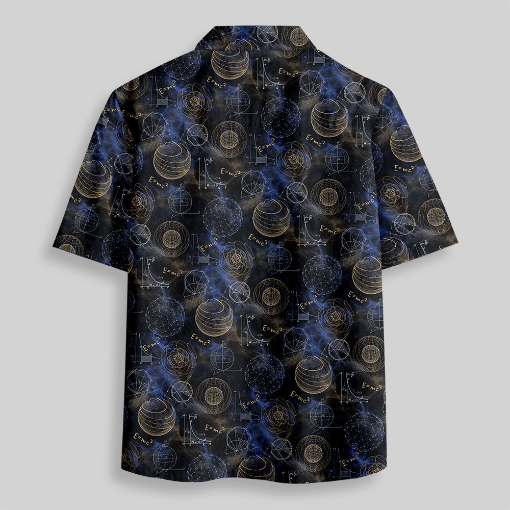 Quantum Cosmo Button Up Pocket Shirt