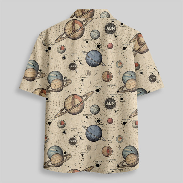 Solar Odyssey Button Up Pocket Shirt