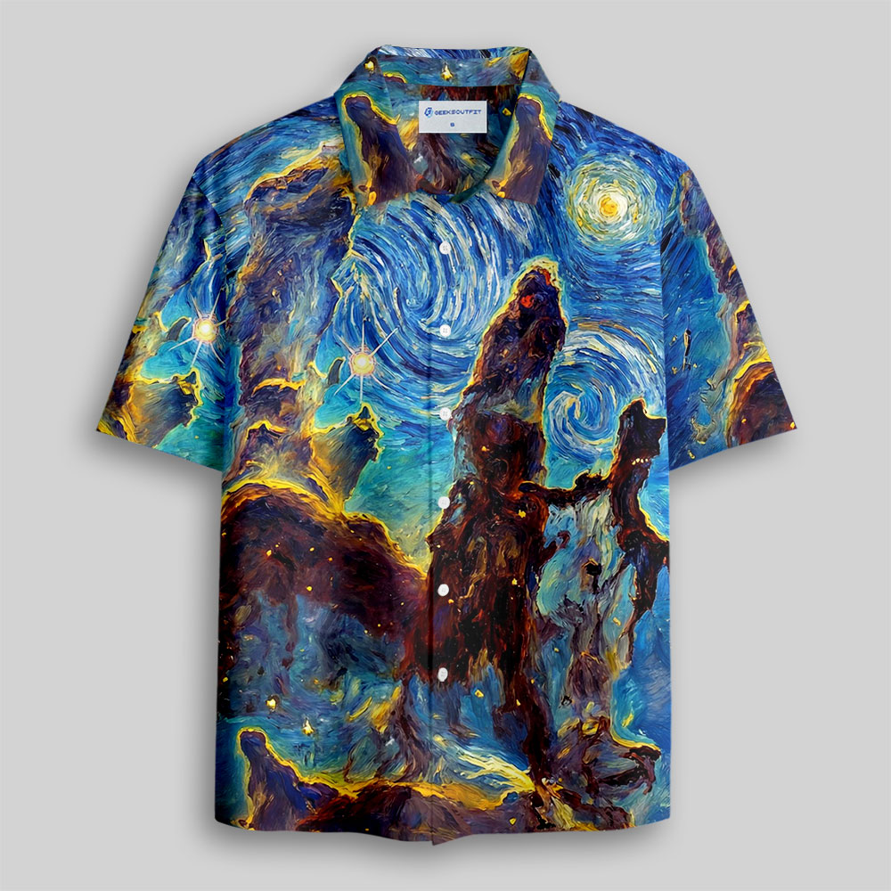 Stellar Dreams Button Up Pocket Shirt