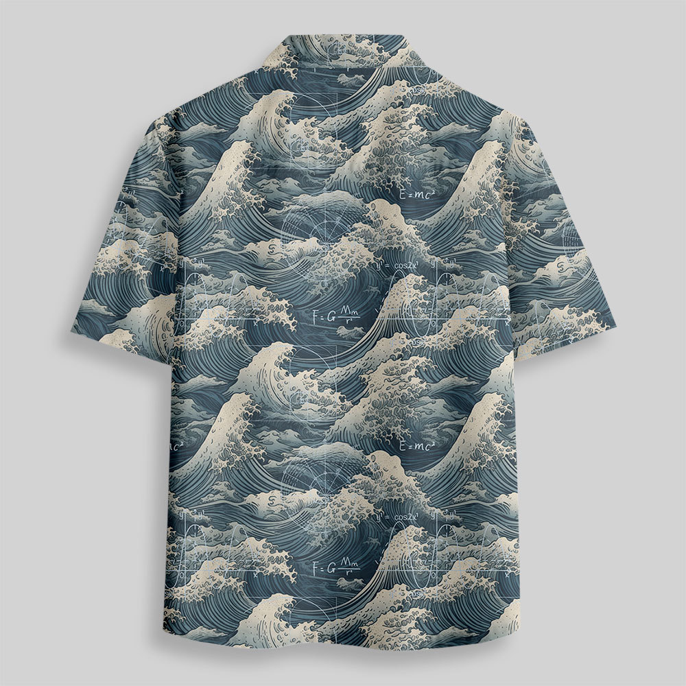 Wave of Genius Button Up Pocket Shirt