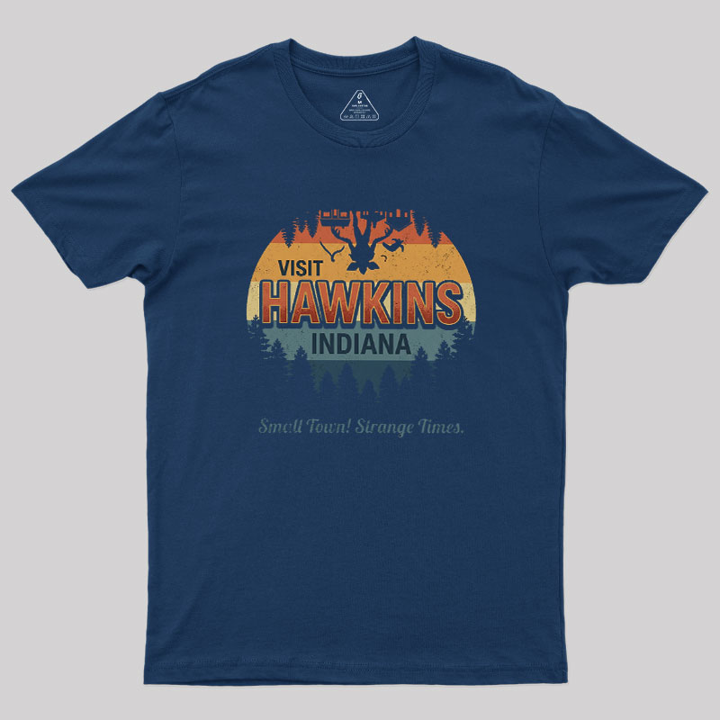 Visit Hawkins Retro 70s Geek T-Shirt