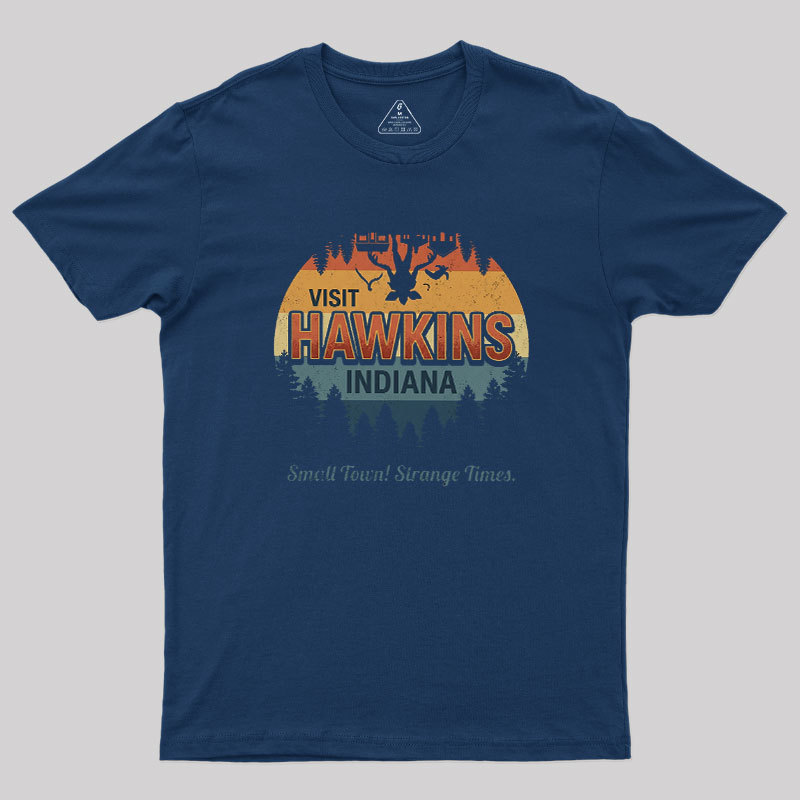 Visit Hawkins Retro 70s Geek T-Shirt