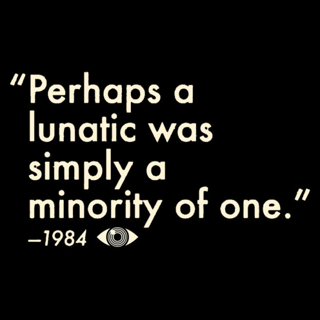 Perhaps A Lunatic Was Simply A Minority Of One Geek T-Shirt