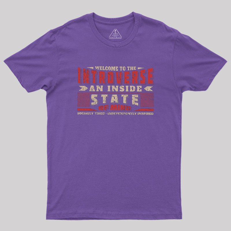 Welcome to the Introverse Geek T-Shirt