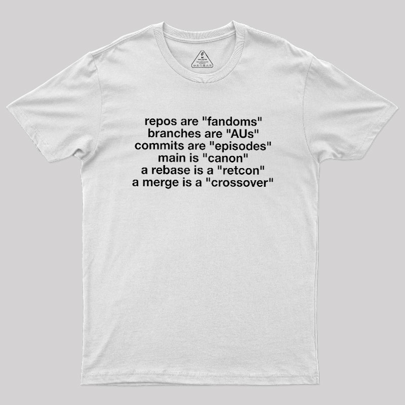Git Fandom Geek T-Shirt