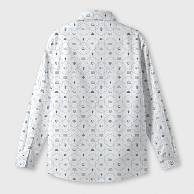 Hexa Settlers Geek Long-Sleeved Shirt