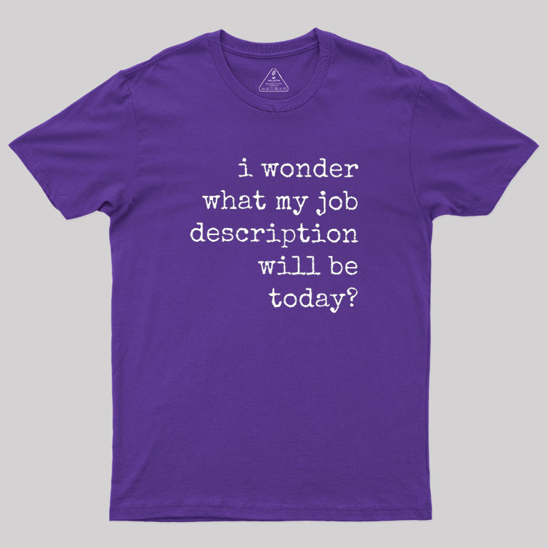 Job Description Geek T-Shirt