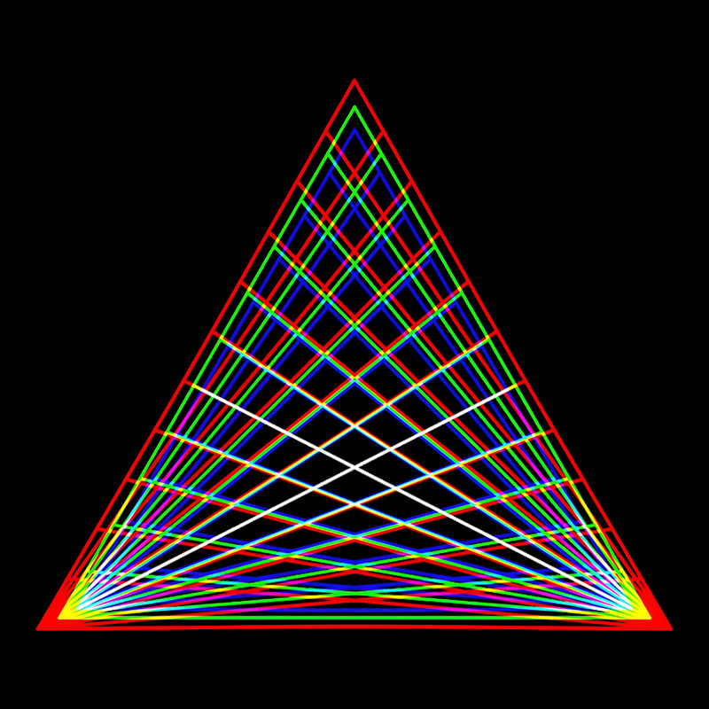 Prismatic Pyramid Geek T-Shirt