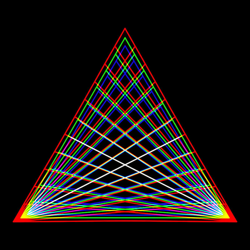 Prismatic Pyramid Geek T-Shirt