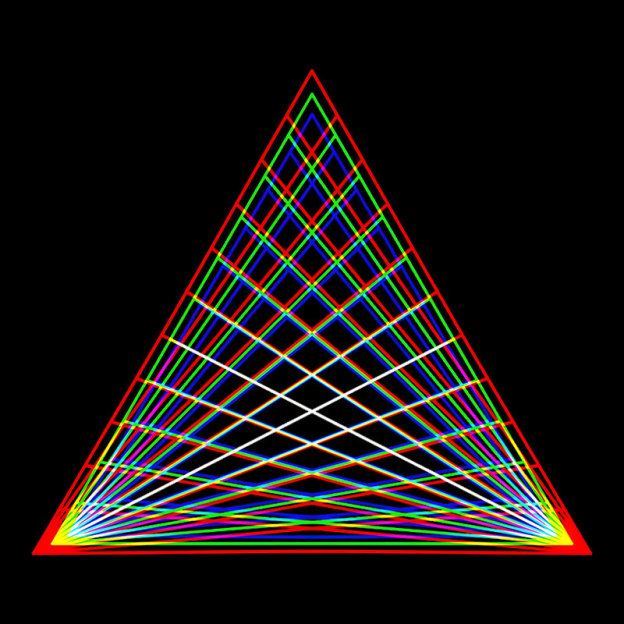 Prismatic Pyramid Geek T-Shirt