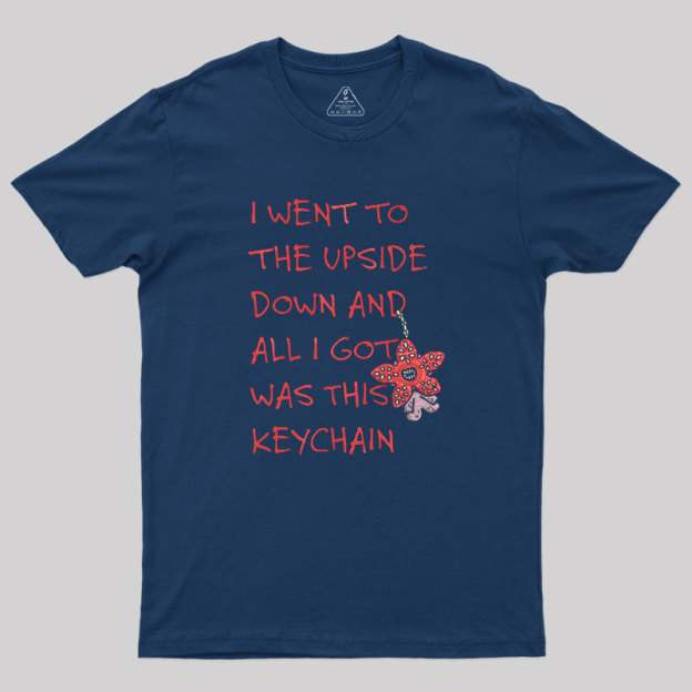 Upside Down Keychain Geek T-Shirt