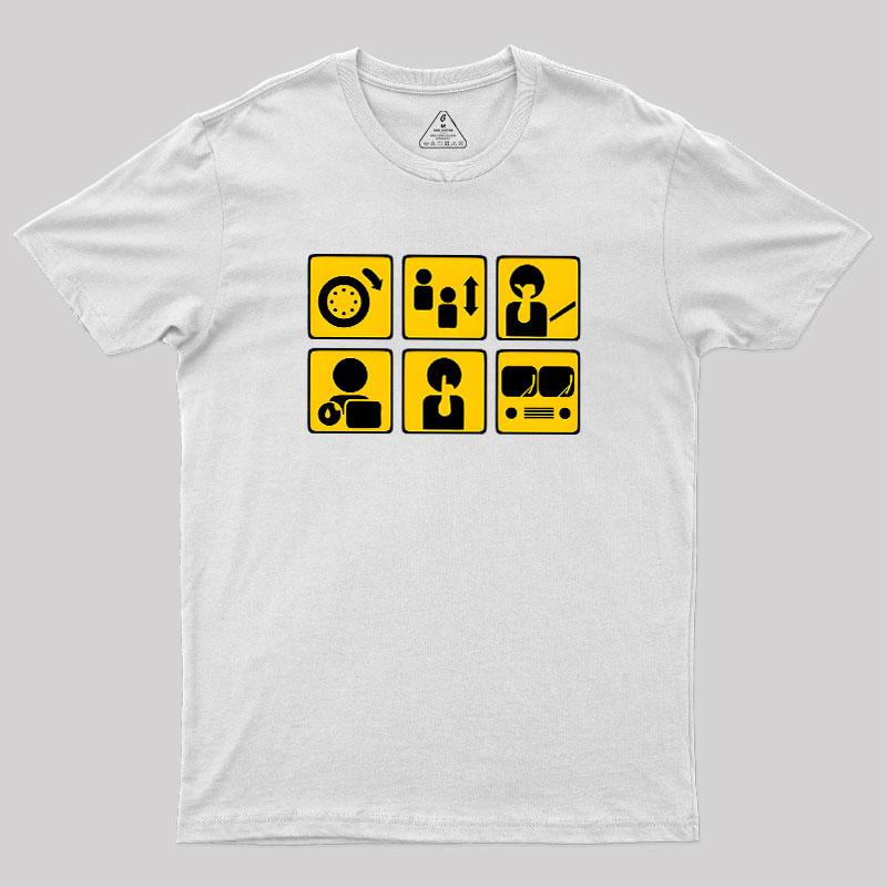 People On The Bus Geek T-Shirt