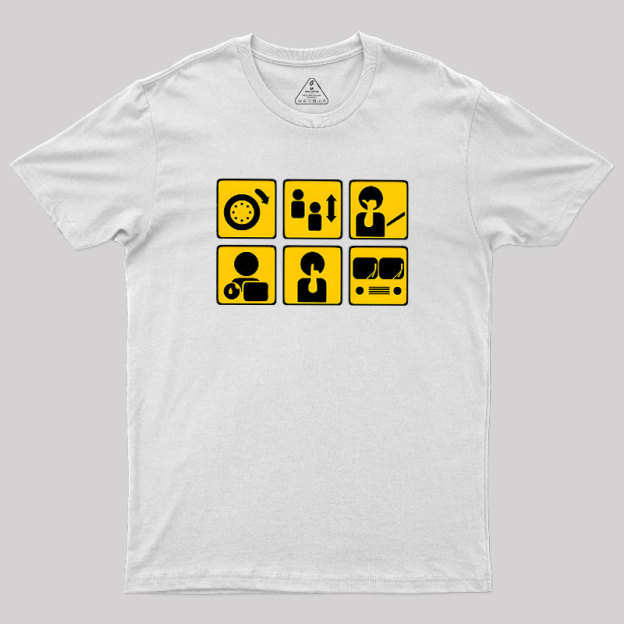 People On The Bus Geek T-Shirt
