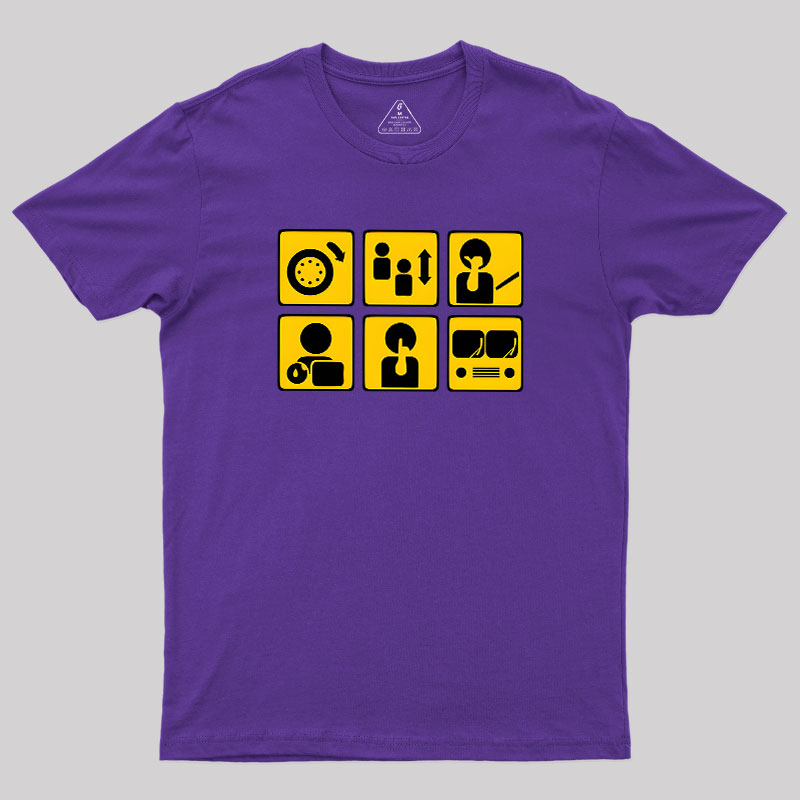 People On The Bus Geek T-Shirt